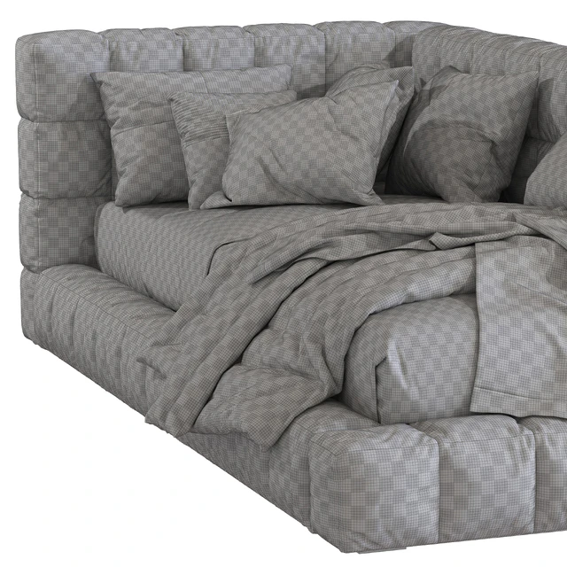 Bed Baldwin Lounge Corner Upholstered Bed 2 — Descargar