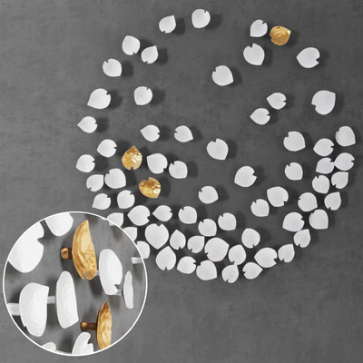 Art sculpture Calla lily   set 3 — Ver 1