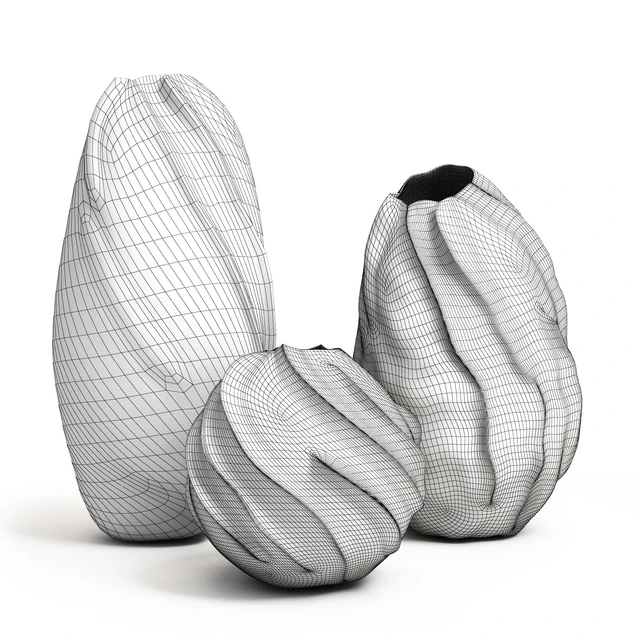 Set of vases 3. — Descargar