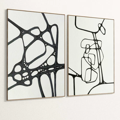 Plaster Two Photo Frame T-319 — Ver 4