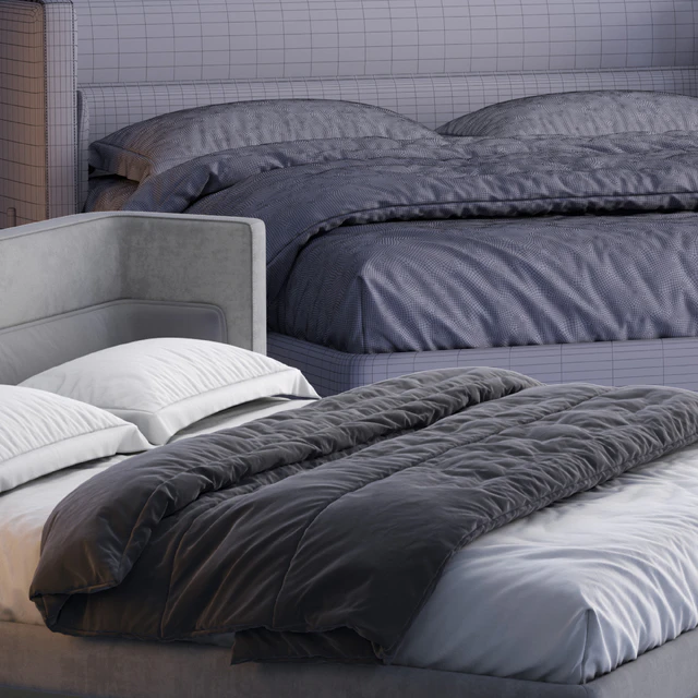 Busnelli Bed YUME — Скачать