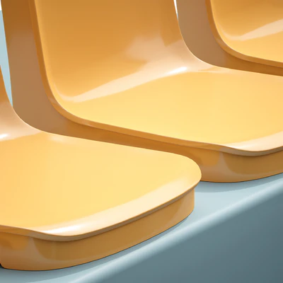 Plastic chairs seats seats for the stadium grandstand — Ver 2