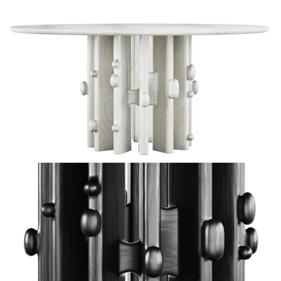 Round dining table CRAFT B01 from Aleks Home — Ver 1