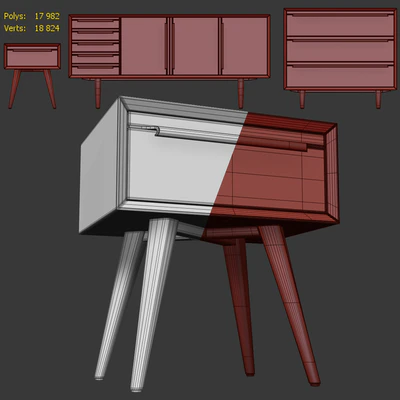 Dresser, sideboard, nightstand Bruni by Etg-Home — Ver 3
