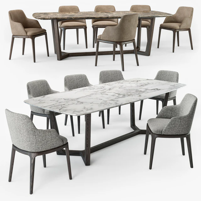 Grace armchair concorde table set — Descargar