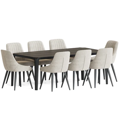 Chipman Chair Eiles Table Dining Set — Ver 3