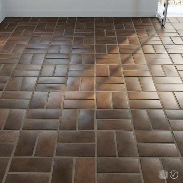 Ceramic tile set 05 - Dark Terracotta — Скачать