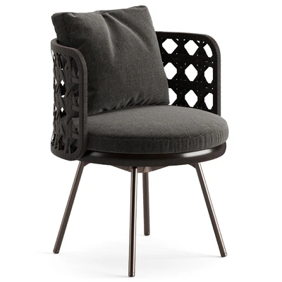 Minotti Torii Nest Dining Little Armchair — Вид 1