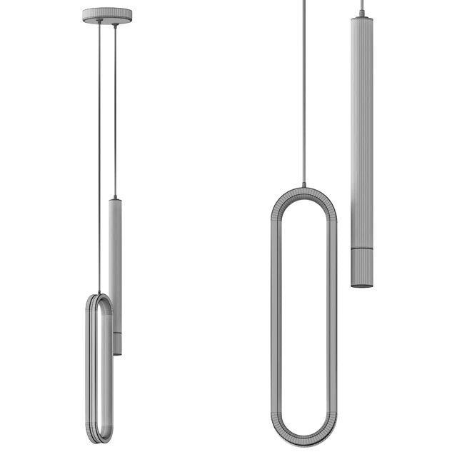 Modern Black Pendant Lamp — Descargar
