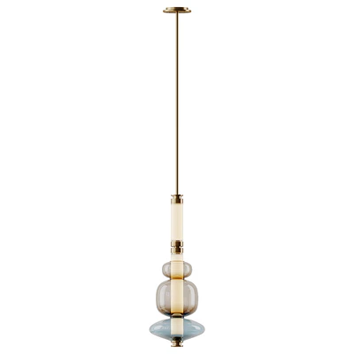 Luna Pendant in Glass and Metal by Gabriel Scott — Ver 2