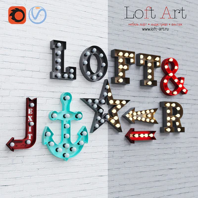 Loft Art Lamps — Ver 1
