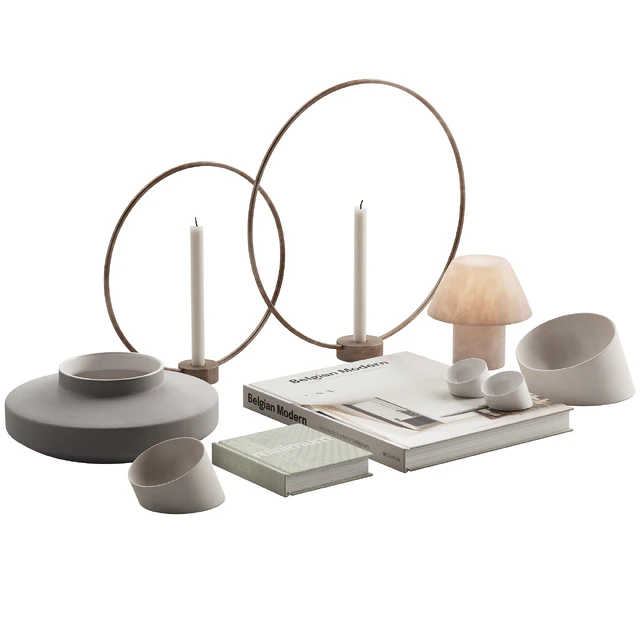 056 Living Decor Set Minimum Neutral Pack 01 — Скачать
