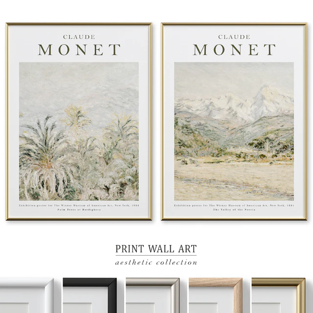 Monet Vintage Exhibition Poster P-610 — Скачать