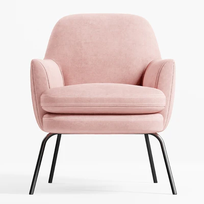 Chloe Velvet Arm Chair — Ver 5