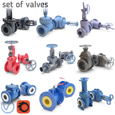 A set of valves — Ver 1