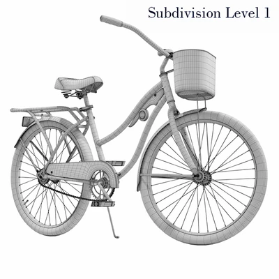 Cruiser Bike with Basket — Ver 2