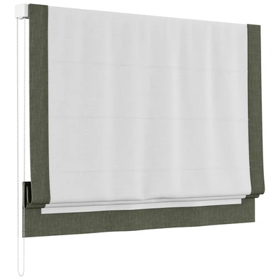 Roman Curtains 47 | Loganova | Border Chevalle Design Flat Linen — Ver 4