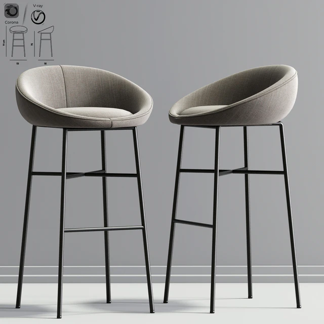 Bloom Bar Stool — Скачать