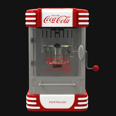 Nostalgia Coca Cola Ounce Kettle Popcorn Maker — View 3