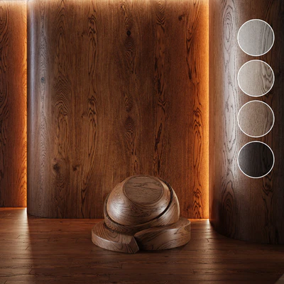 Wood Oak set (seamless) | laminate | Parquet #1 — Ver 1
