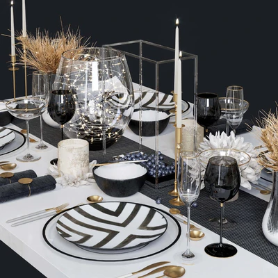 Luxury table setting L — Ver 2