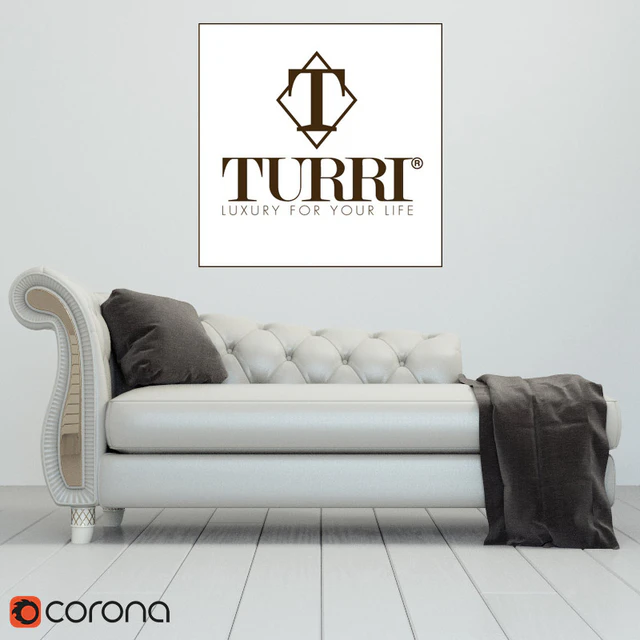Classic couch Turri Couture — Descargar