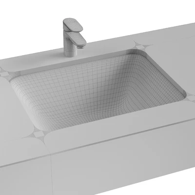Built-in washbasin VitrA S20 5474B003-0618 — Ver 2