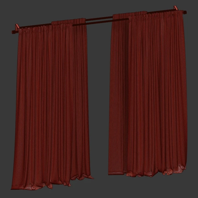 Curtains with tulle. — Download