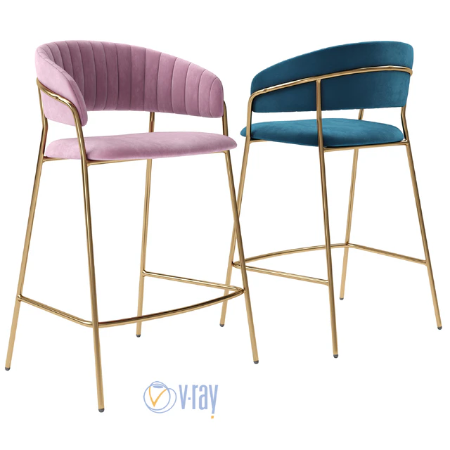 Bradex Home. Bar stool Turin. WINNIE, Benjara — Descargar