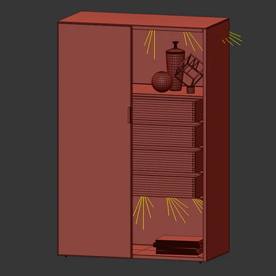 Wardrobe Alambra Rimadesio N2 — Ver 2