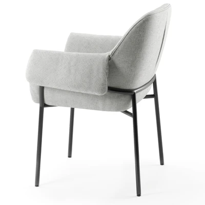 Стул Круз Textile Light Grey — Вид 4
