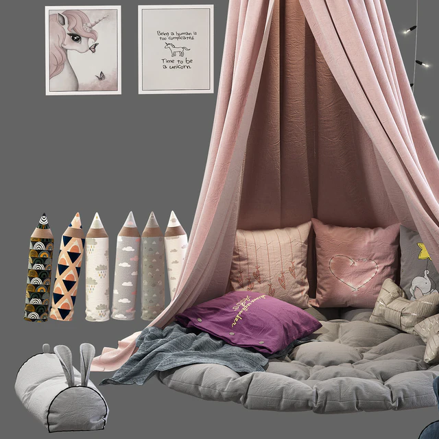 Children's canopy with decor — Descargar