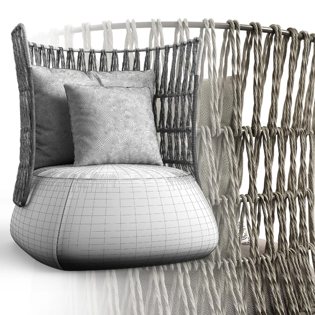 Armchair B&B Fat-Sofa Outdoor FA91A — Descargar