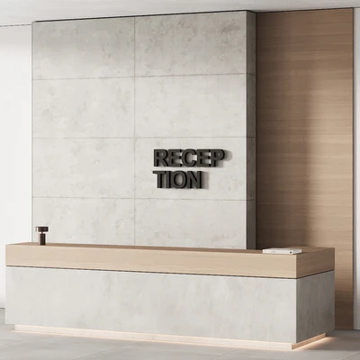 253 office furniture 12 reception desk 07 — Вид 5