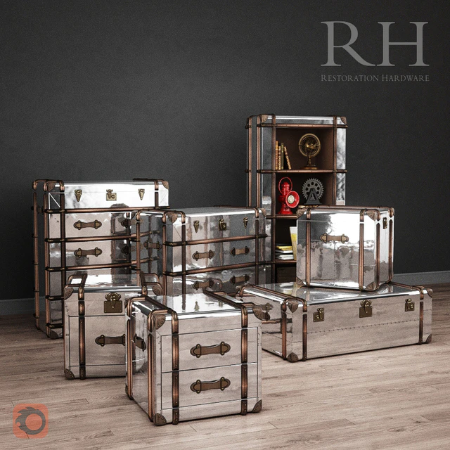 Мебель / RH Richards Metal Trunk Furniture — Скачать