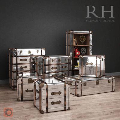 Мебель / RH Richards Metal Trunk Furniture — Вид 1