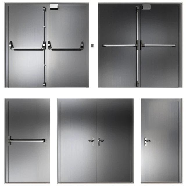 Metal swinging fire doors — Descargar
