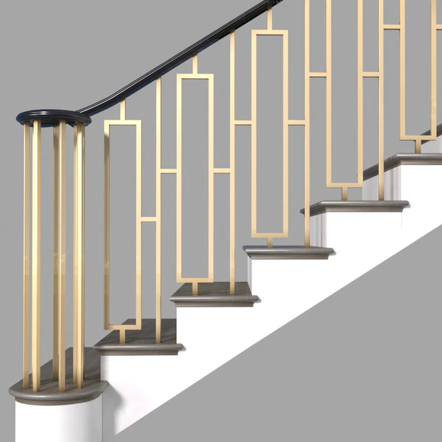 Modern staircase in Art Deco style. — Descargar