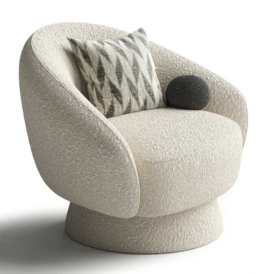 Sillon en tejido boucle Ted — Ver 2