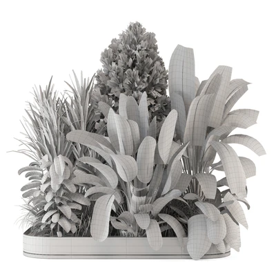 Outdoor Garden Set Bush and Tree 2615 — Ver 2