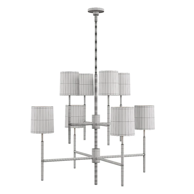 Visual Comfort - Clarion Chandelier Set — Descargar