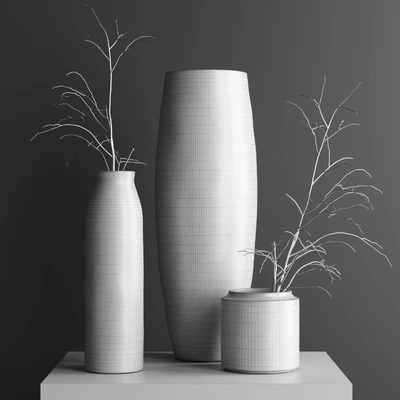 Hausi bgw vases set — Ver 3