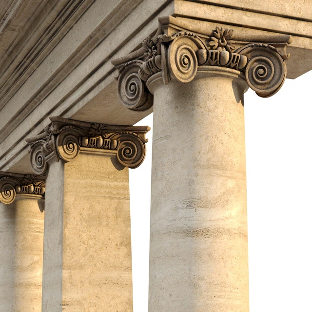 Ionic Order Scamozzi Column — Descargar