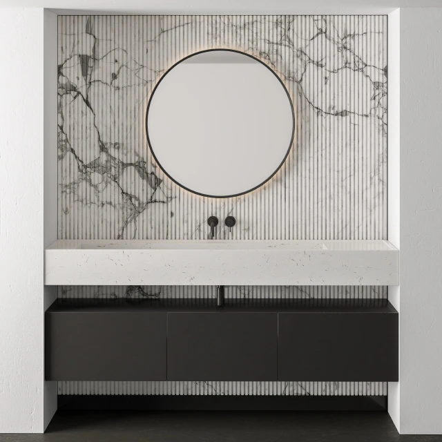 Bathroom Set Marble - Set 22 — Descargar