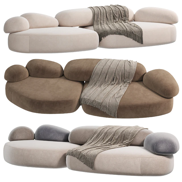 Moroso Pebble Rubble Sofa — Скачать