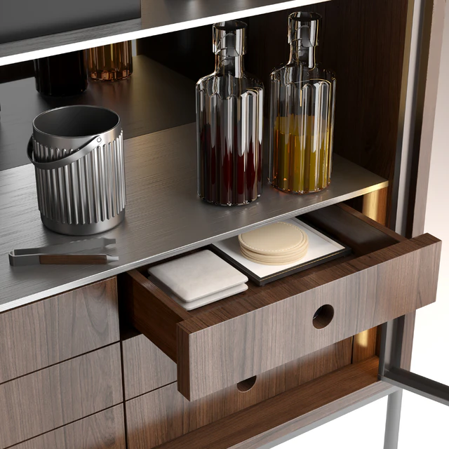 книжные шкаф Minotti Superquadra 2021 collection № 4 — Скачать