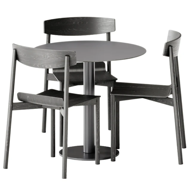 Wox 2 Wood Chair by Artu and Mesa Mona Table by Diabla — Descargar
