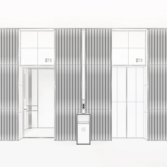 Elevator Lobby Design 09 — Скачать