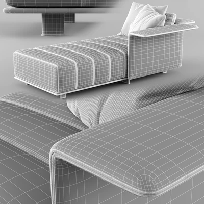 Minotti FREEMAN Chaise Longue 03 — Ver 4