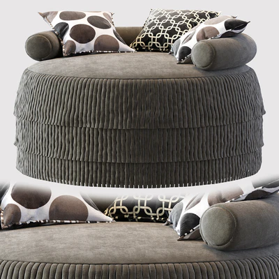 21st Century Beth Armchairl Cotton Velvet — Ver 2